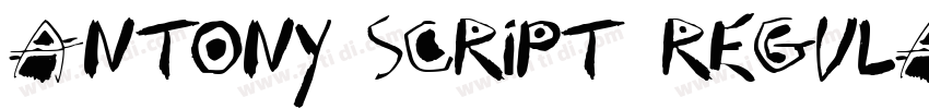 Antony Script Regula字体转换